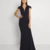 Wal G Sammy Maxi Dress - Jerseyjurk - Navy Blue