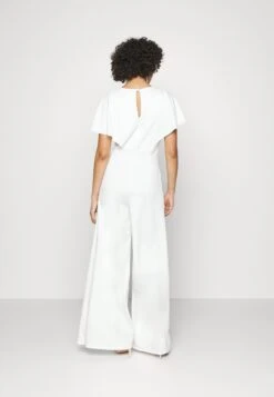 Wedding Betty V Neck Wrap - Jumpsuit - White -Dameskledingwinkel bbbcfd661b3c405694375806b0ea546a