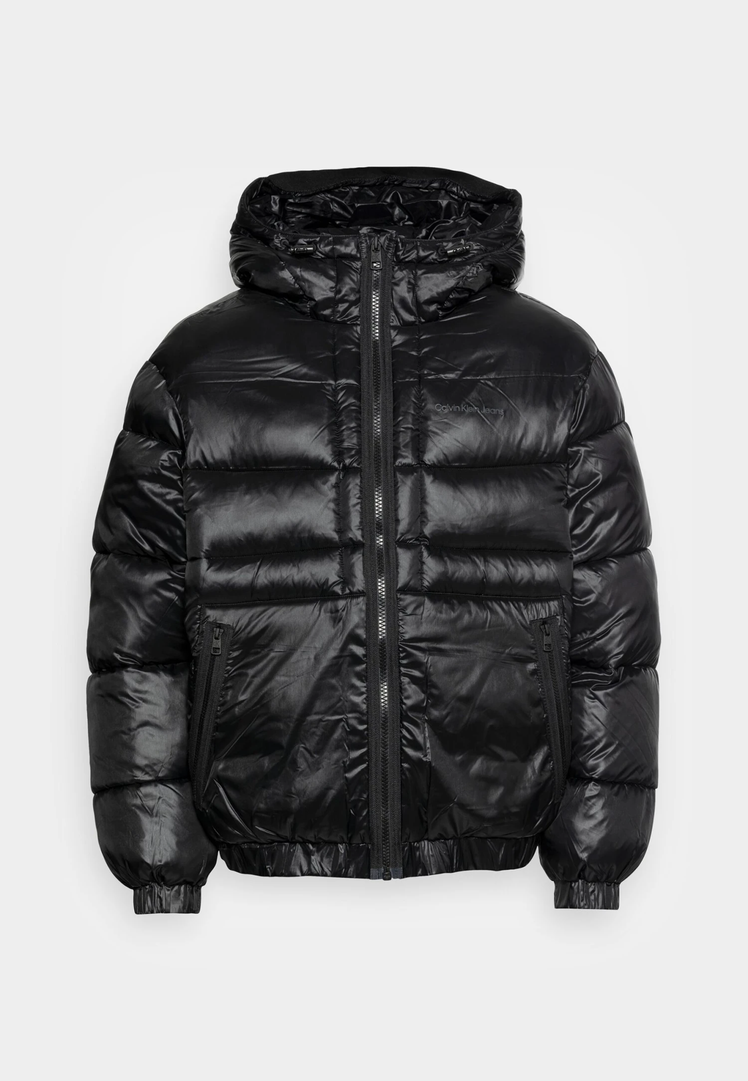 Calvin Klein Jeans Shine Puffer Unisex - Winterjas - Black 4 Calvin Klein Jeans Shine Puffer Unisex - Winterjas - Black - Afbeelding 4