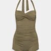 Seafolly Collective Boyleg One Piece - Badpak - Dark Olive