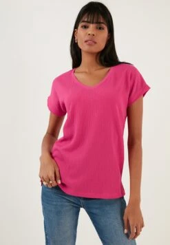 LELA Regular Fit - Blouse - Fuchsia -Dameskledingwinkel c919ec9a05174c30a03c8a1c9977db87