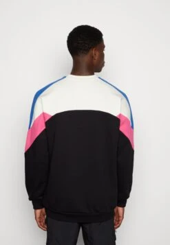 Kaotiko Crew Dru Unisex - Sweater - Ivory/Black/Royal/Fuxia -Dameskledingwinkel cdaf40a8f5024e3296f2935eef4553ed