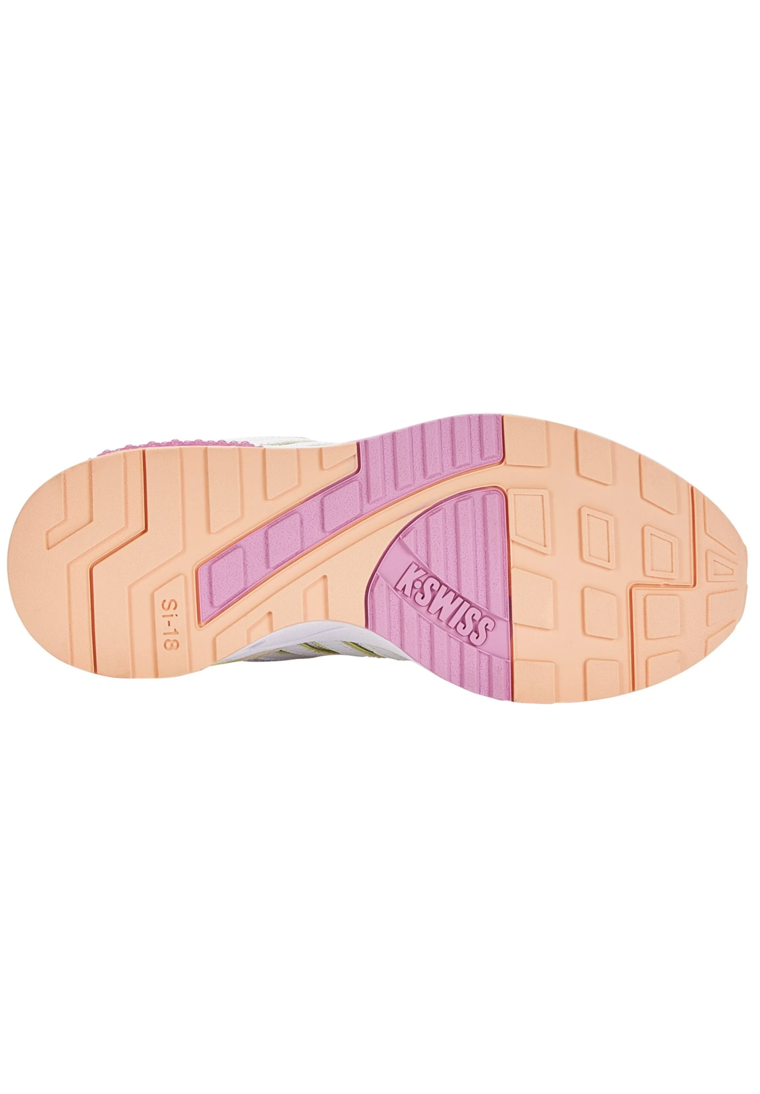 K-Swiss Si-18 Rannell - Sneakers Laag - White Almost Apricot Daquiri Green 4 K-Swiss Si-18 Rannell - Sneakers Laag - White Almost Apricot Daquiri Green - Afbeelding 4