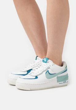 Nike Sportswear W Af1 Shadow - Sneakers Laag - Summit White/Mineral/Industrial Blue/Geode Teal/Sea Glass