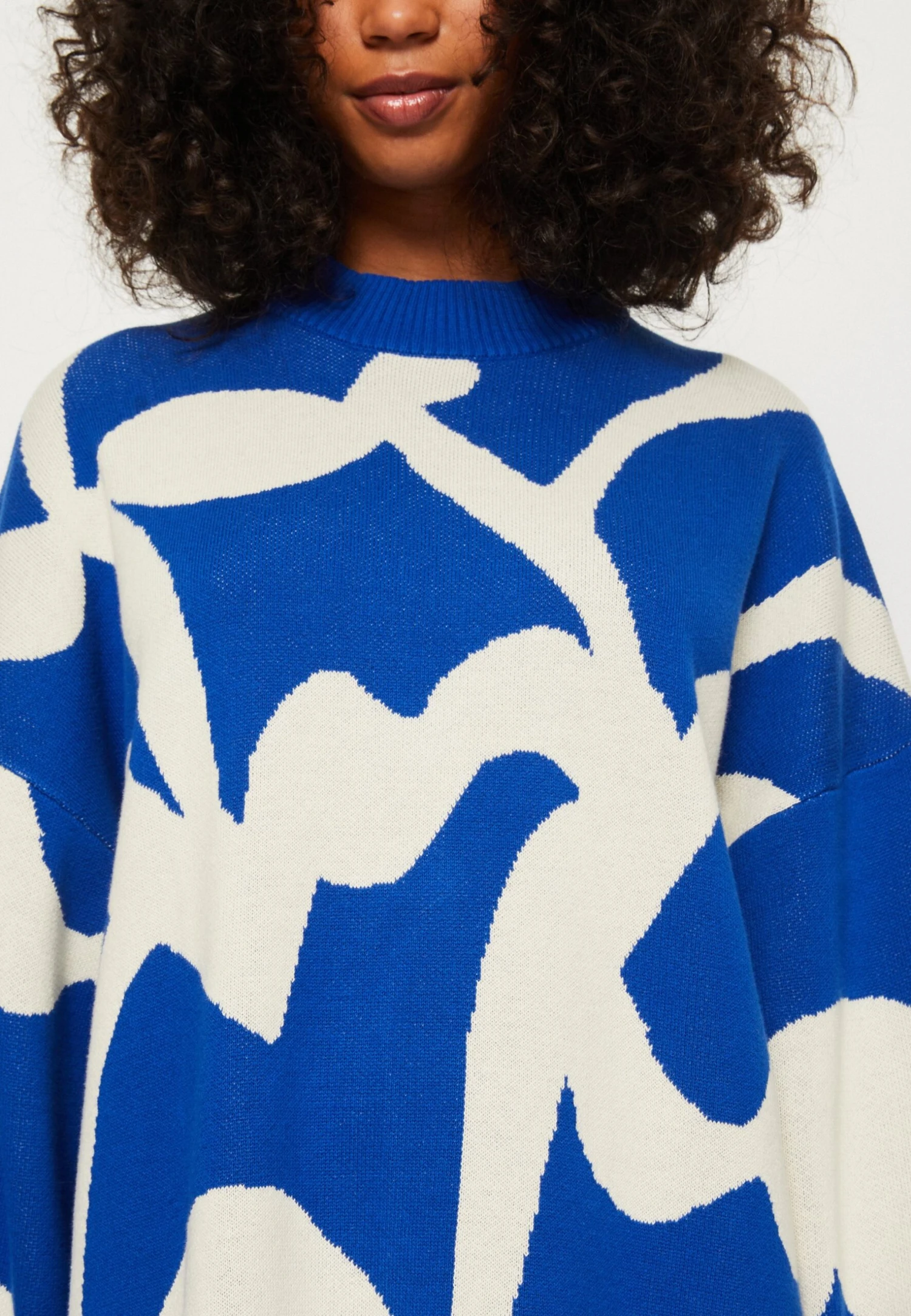 Monki Lisen Dress - Gebreide Jurk - Light Blue 6 Monki Lisen Dress - Gebreide Jurk - Light Blue - Afbeelding 6