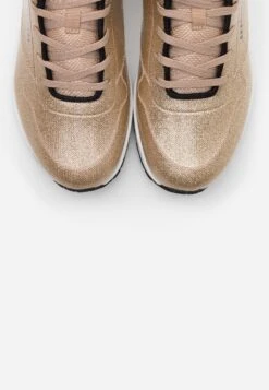 Uno - Sneakers Laag - Champagne Gold Glitter Hot Melt -Dameskledingwinkel d673965eafd8451fb677aa50e0191b2a