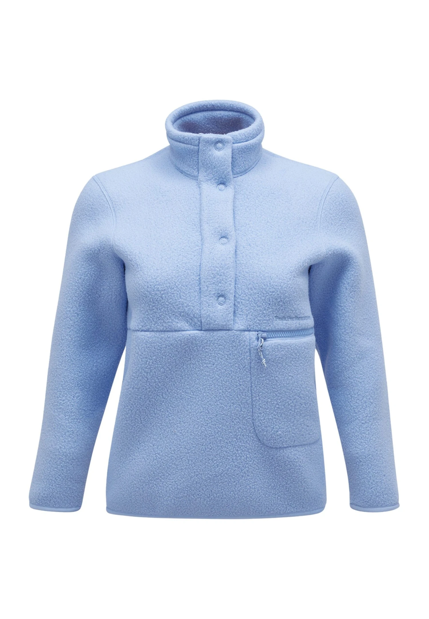Peak Performance W Fleece Snap T-Neck - Fleece Trui - Hellblau 1 Peak Performance W Fleece Snap T-Neck - Fleece Trui - Hellblau