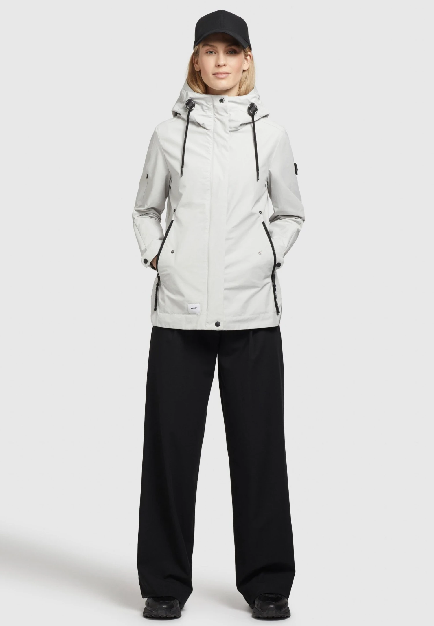 Khujo Kaya - Outdoorjas - Hellgrau 7 Khujo Kaya - Outdoorjas - Hellgrau - Afbeelding 7