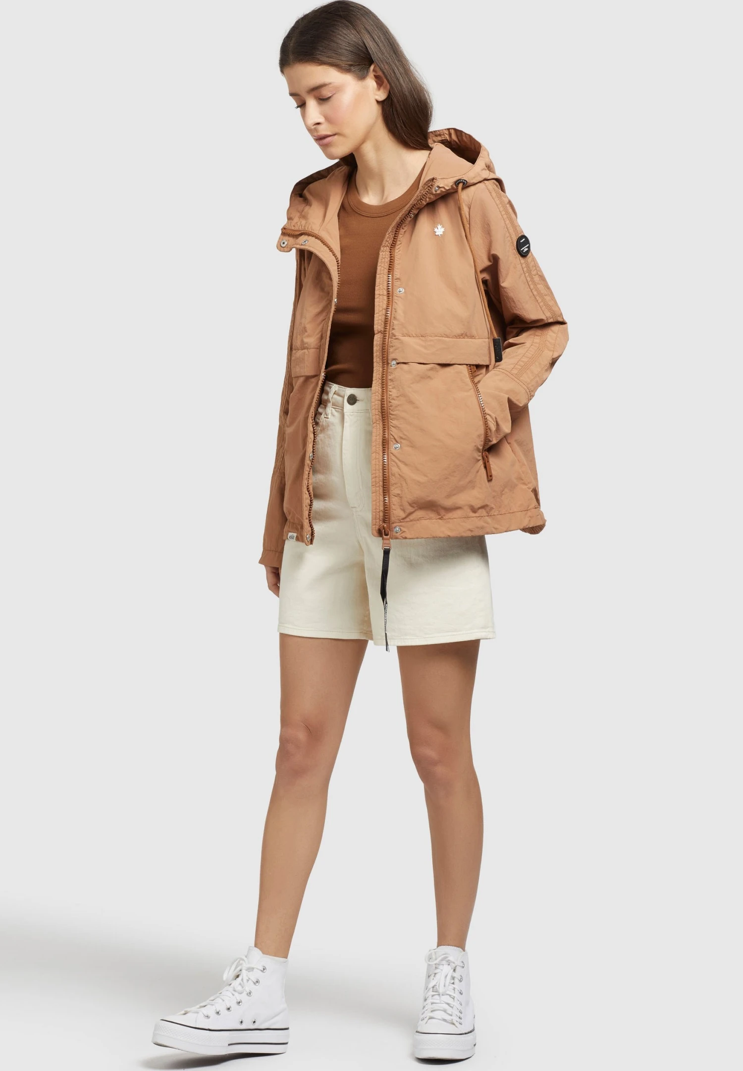 Khujo Zahira3 - Lichte Jas - Toffee 7 Khujo Zahira3 - Lichte Jas - Toffee - Afbeelding 7