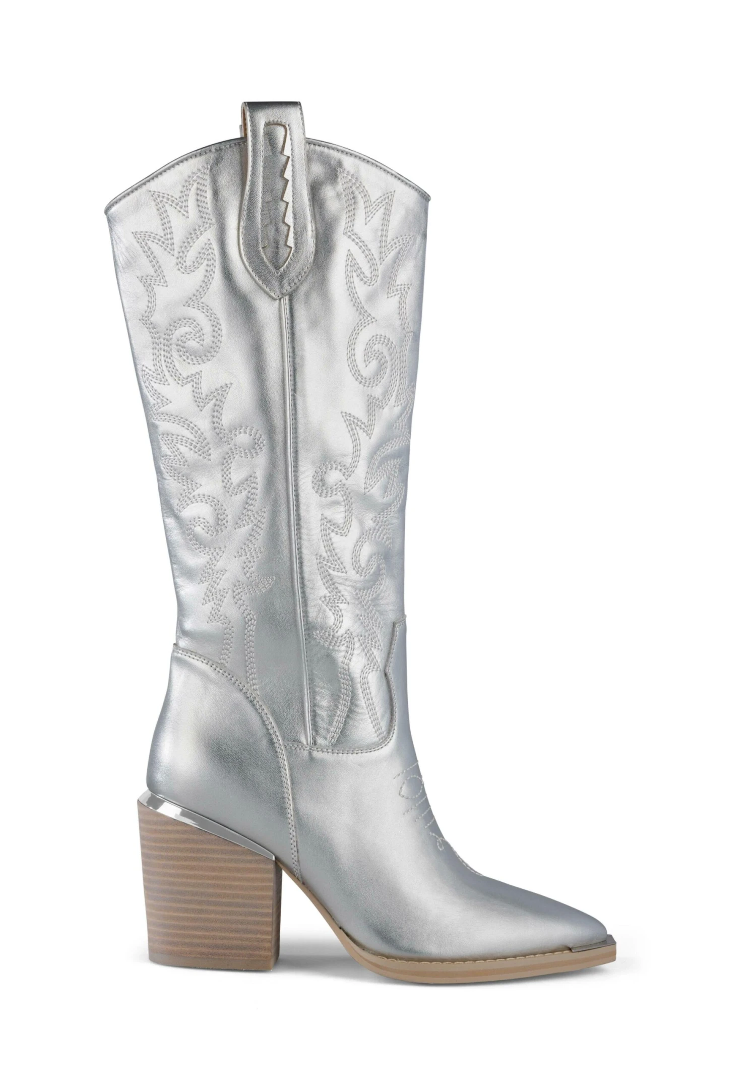 Alma En Pena Cynar - Cowboy-/Bikerlaarzen - Plata 1 Alma En Pena Cynar - Cowboy-/Bikerlaarzen - Plata