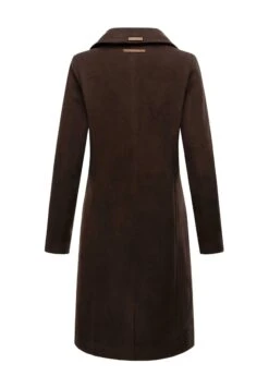 Navahoo Wooly - Halflange Jas - Dark Choco -Dameskledingwinkel ee0056d2ffef446caacdf602dc66b81f