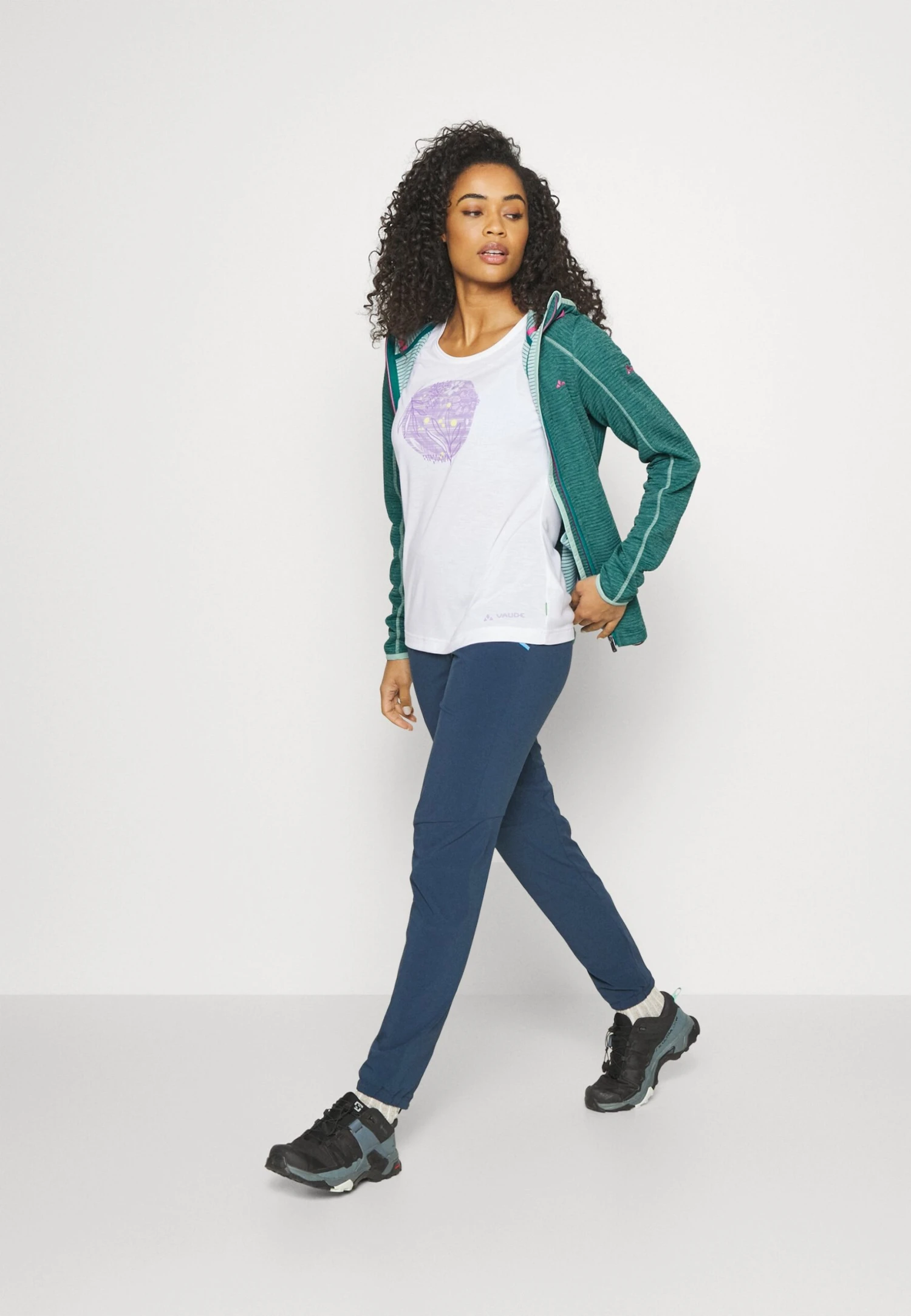 VAUDE Womens Skomer Hiking Jacket - Trainingsvest - Wave 2 VAUDE Womens Skomer Hiking Jacket - Trainingsvest - Wave - Afbeelding 2