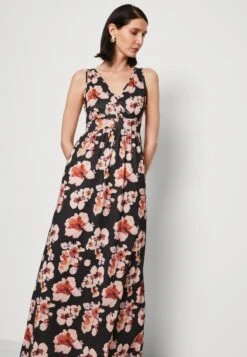 Anna Field Maxi-Jurk - Black/Pink/Multicoloured -Dameskledingwinkel f02dcc59f4d24d54a8081ca50633f54c