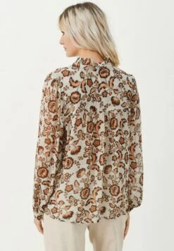 Part Two Viktorine - Overhemdblouse - Koi Japanese Flower Print 8 Part Two Viktorine - Overhemdblouse - Koi Japanese Flower Print -Dameskledingwinkel f116128f20944e8faf86de97f9f938e2