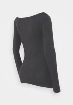 2 Pack - Longsleeve - Dark Grey/White -Dameskledingwinkel f77f7f72a53c43e38eef7ab83ca0d433