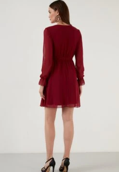LELA Mini- Jurk - Bordeaux 8 LELA Mini- Jurk - Bordeaux -Dameskledingwinkel f955448213064e749d11a8d3d15e01a2